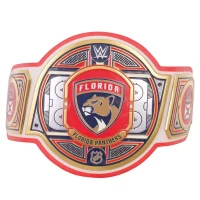 Florida Panthers NHL Championship Belt Replica Gold Plated