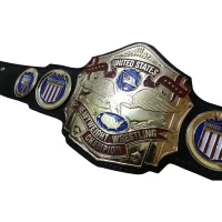 NWA United States Heavyweight Wrestling Championship Belt Gold Plated