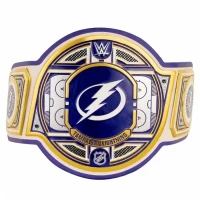 Tampa Bay Lightning NHL Championship Belt Replica Gold Plated