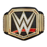 World Heavyweight Wrestling Championship Belt Replica – Zinc Alloy Plates &amp; Cowhide Leather Strap Gold Plated