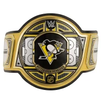 Pittsburgh Penguins NHL Championship Belt Gold Plated