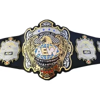 AEW World Heavyweight Championship Belt Replica – Classic Gold Design Gold Plated