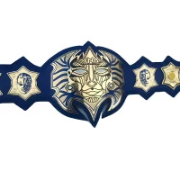 TNA Immortal Jeff Hardy Heavyweight Championship Replica Belt – Blue Face Plate Edition Gold Plated