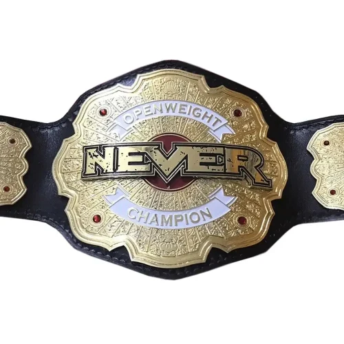 NJPW NEVER Openweight Championship Replica Belt Gold Plated