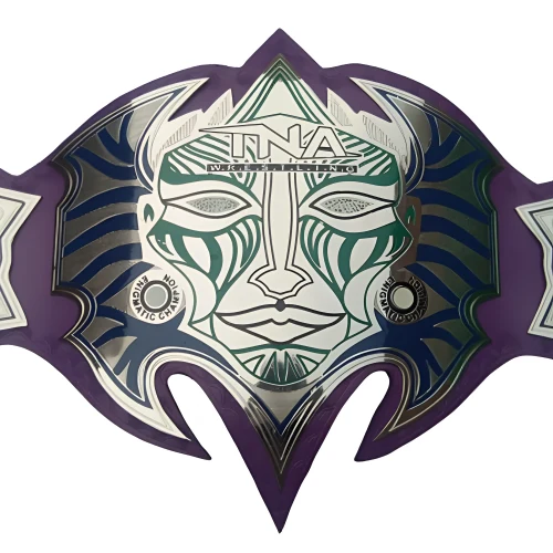 TNA Jeff Hardy Championship Replica Belt – Purple Strap Edition Gold Plated
