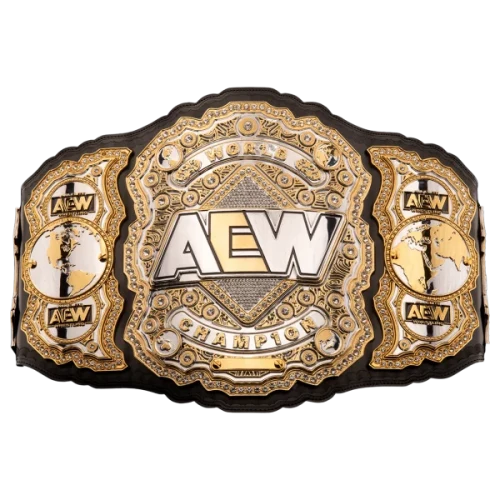 AEW World Championship Official Replica Title Belt – 2024 Gold Plated