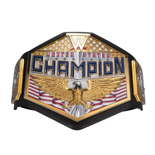 United States Championship-Inspired Wrestling Belt Gold Plated