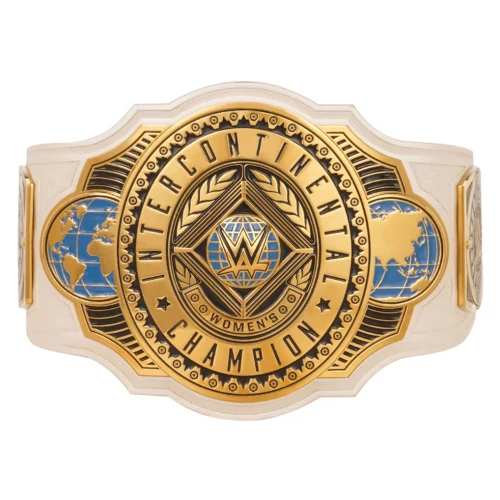 WWE Women's Intercontinental Championship Replica Title Belt Gold Plated
