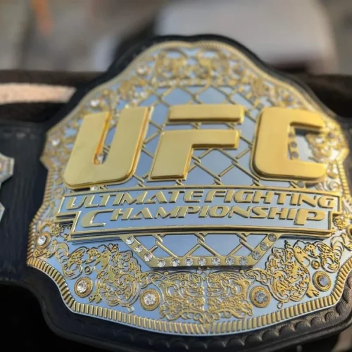 UFC Championship Replica Belt – Gold & Silver Plate Edition Gold Plated