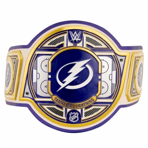 Tampa Bay Lightning NHL Championship Belt Replica Gold Plated