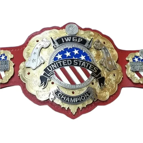 IWGP United States Heavyweight Championship Replica Belt Gold Plated