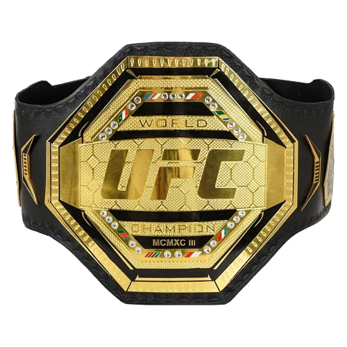 UFC Legacy Championship Replica Belt – Gold Octagon World Champion Edition Gold Plated