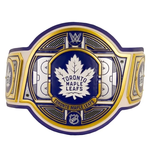 Toronto Maple Leafs NHL Championship Belt Replica Gold Plated
