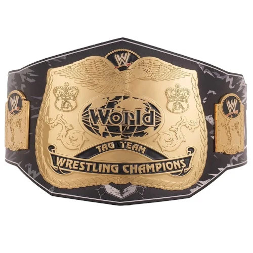 Dudley Boyz Signature Series World Tag Team Championship Belt Gold Plated
