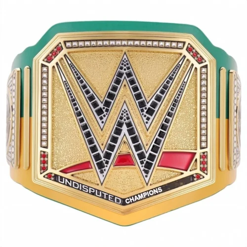 WWE Crown Jewel 2025 Perth Title Belt Gold Plated