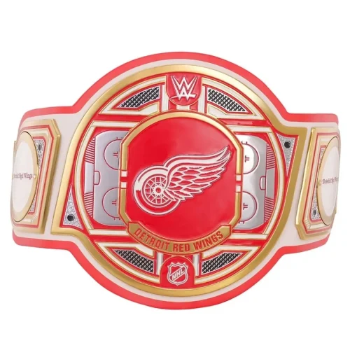 Detroit Red Wings NHL Championship Belt Replica Gold Plated