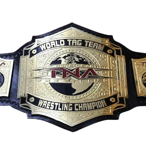 TNA World Tag Team Championship Replica Belt – Classic Gold Plate Edition Gold Plated