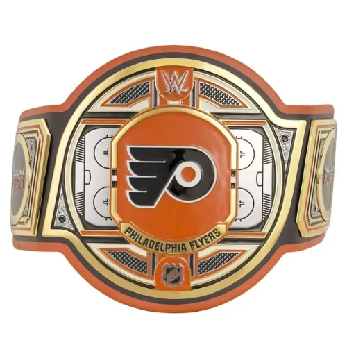 Philadelphia Flyers NHL Championship Belt – Hockey Title Belt Gold Plated