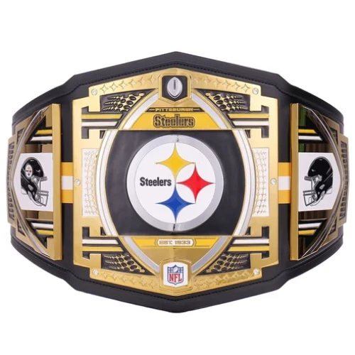 Pittsburgh Steelers NFL Championship Belt – Zinc Plates & Cowhide Leather Gold Plated