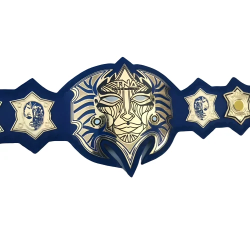 TNA Immortal Jeff Hardy Heavyweight Championship Replica Belt – Blue Face Plate Edition Gold Plated