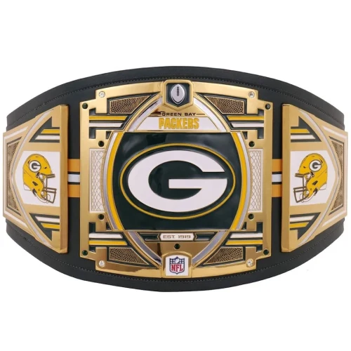 Green Bay Packers NFL Legacy Championship Belt Gold Plated
