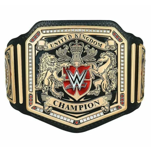 WWE World Heavy Weight Champion UK Title WWE World Championship Belt Gold Plated