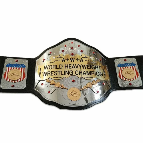 AWA World Heavyweight Championship Belt Replica | WWE Replica Belts Gold Plated