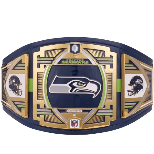 Seattle Seahawks NFL Legacy Championship Belt Gold Plated